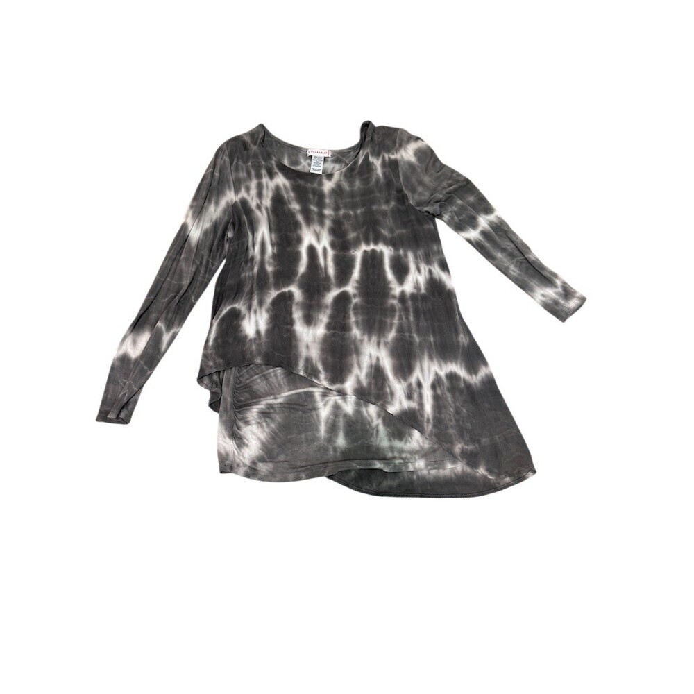 Wearables 2-Piece Outfit Set Womens M Olive Green Tie-Dye Tunic Top & Pants - Picture 4 of 6